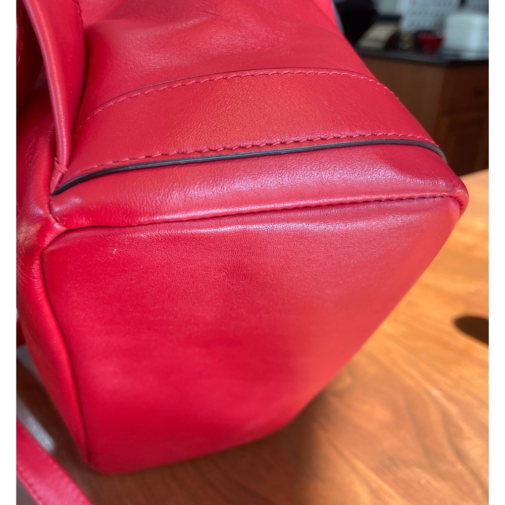 Radley London Devonport Mews red leather backpack - Picture 5 of 15